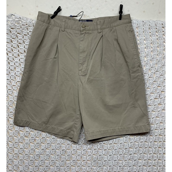 Polo Ralph Lauren Other - Polo Ralph Lauren Tyler Shorts Mens Size 32 Pleated Beige Classic Chino Original